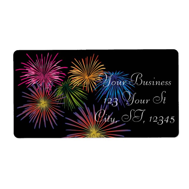 Etiqueta Explosão de Thunder_Cove do Fireworks (Frente)