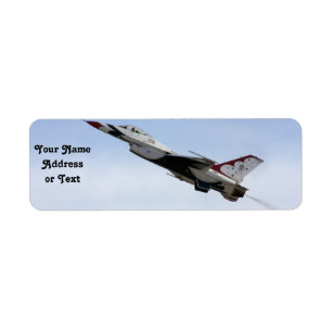 Etiqueta F-16 Thunderbird A Voo