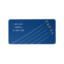 Etiqueta F-16 Thunderbird Cinco Formações