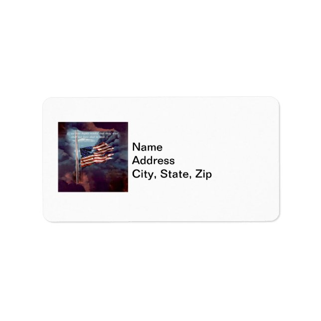 Etiqueta Fallen, Mas Não Esquecido Fumar Arrancar Endereço  (Frente)