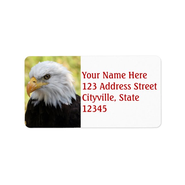 Etiqueta Falln Bald Eagle Liberty (Frente)