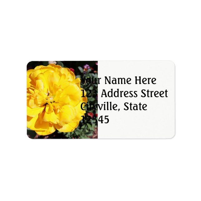 Etiqueta Falln Sunshine Floral (Frente)