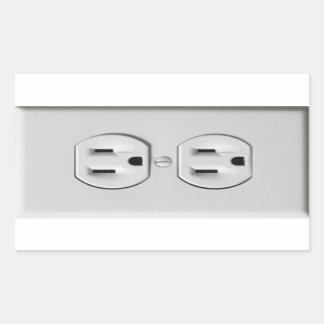 Etiqueta falsificada da brincadeira da tomada