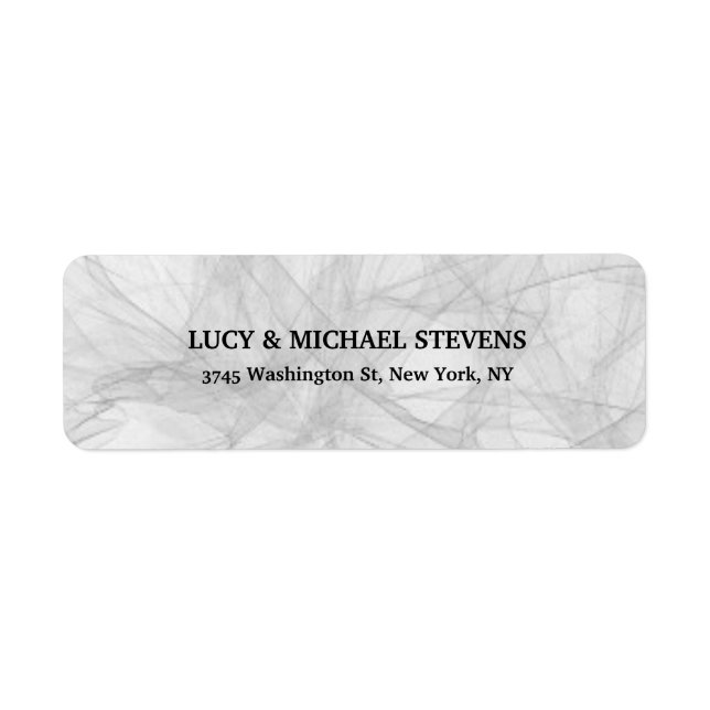 Etiqueta Família Clássica de Estilo de Retro de Cinzas Clar (Frente)