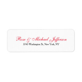 Etiqueta Família de Na moda para Vermelho e Preto Branco co