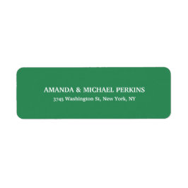 Etiqueta Família Moderna de Criativos do Mar Verde