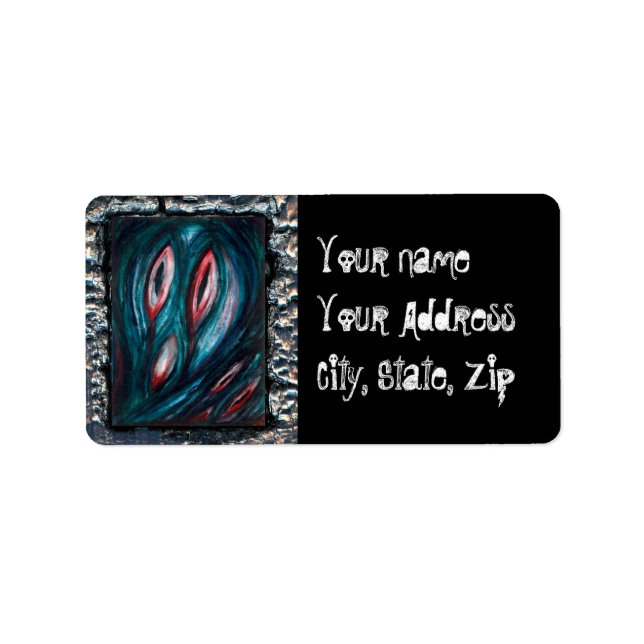 Etiqueta Fantasma da solidão (Frente)