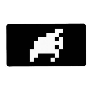 Etiqueta Fantasma do pixel de 8 bocados