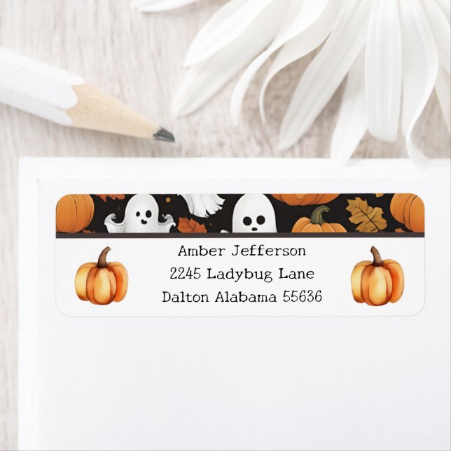 Etiqueta Fantasma E Pumpkins (Insitu)