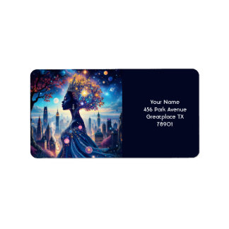 Etiqueta Fantasy - Bonita Senhora Negra