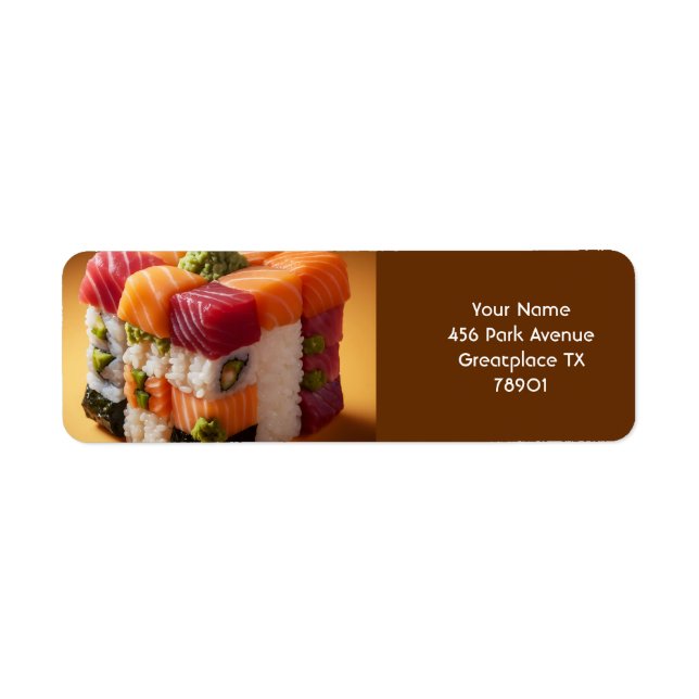 Etiqueta Fantasy Cubo Sushi Pequeno (Frente)