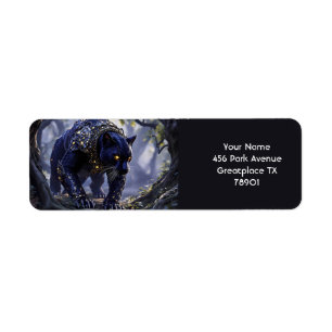 Etiqueta Fantasy Cute Panther Scale Armand