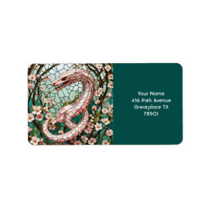 Etiqueta Fantasy Cute Pink Cobra Sakura