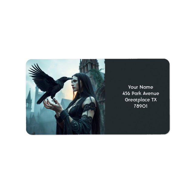 Etiqueta Fantasy Cute Renaissance Gothic Mulher (Frente)