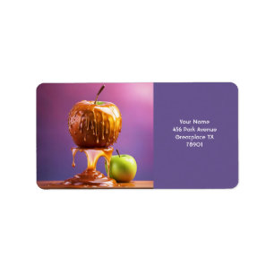 Etiqueta Fantasy Cute Vivid Apple Caramel Syrup