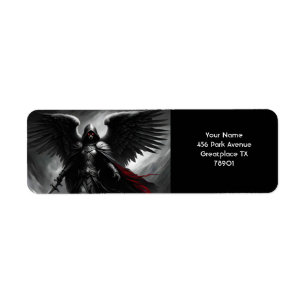 Etiqueta Fantasy Cute Vivid Dark Scary Angel