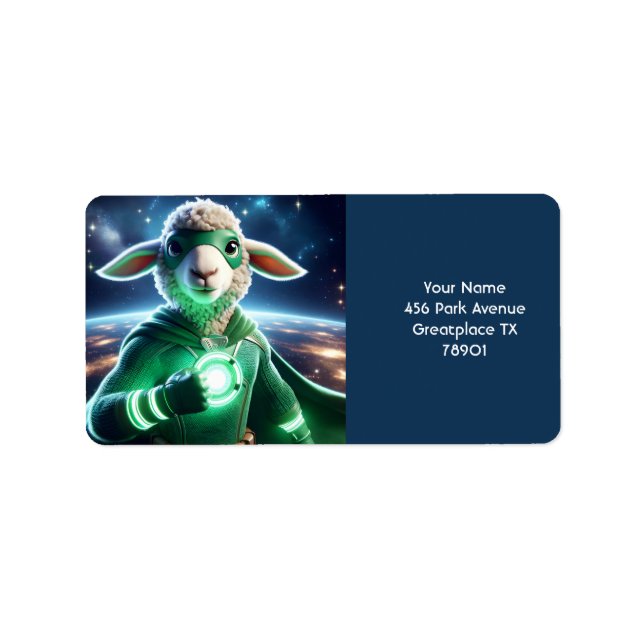 Etiqueta Fantasy Green Super Lamb (Frente)