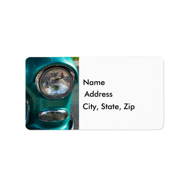 Etiqueta Farol de 55 Chevy (Frente)