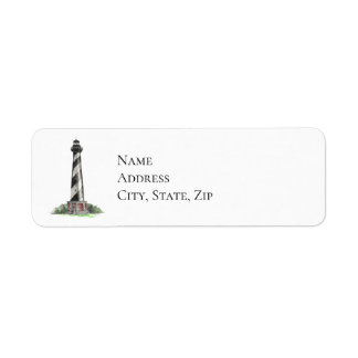 Etiqueta Farol de Cape Hatteras