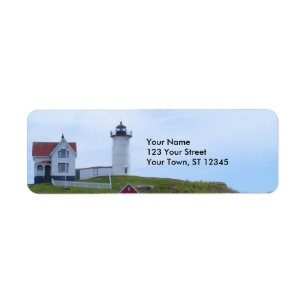 Etiqueta Farol do Nubble - Maine
