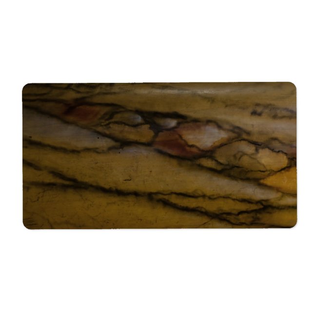 Etiqueta Faux marble look (Frente)