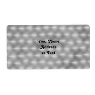 Etiqueta Faux Metal - Aço escovado