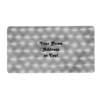 Etiqueta Faux Metal - Aço escovado