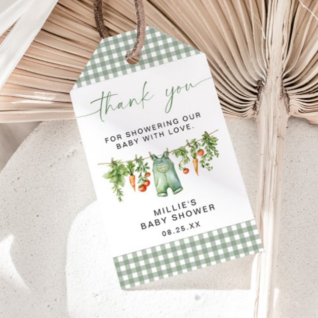 Etiqueta Favorecida do Chá de fraldas desenvolvida (Criador carregado)