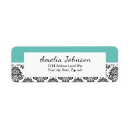 Etiqueta FAZER EM QUALQUER COR Fenda do endereço de devoluç