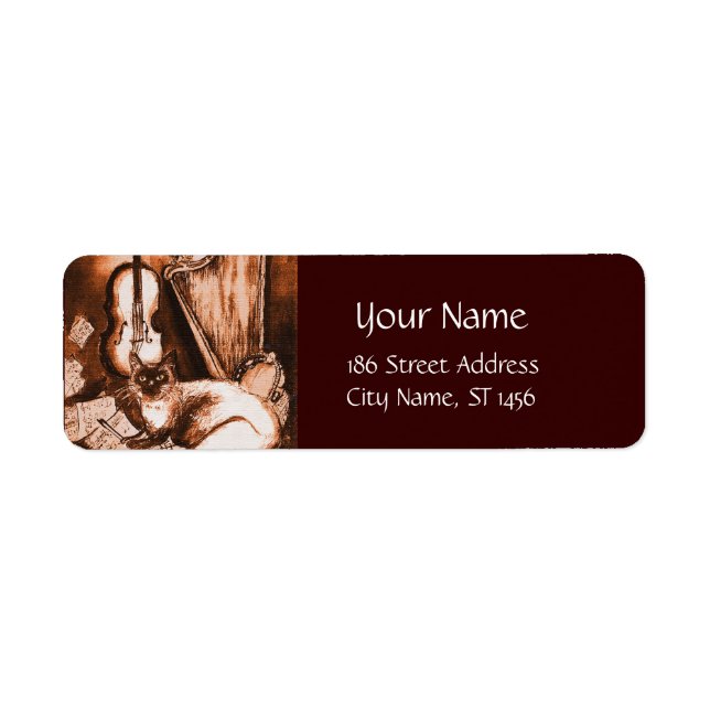 Etiqueta FAZER MÚSICO CAT ,Instrumentos Musicais ,Branco Ma (Frente)