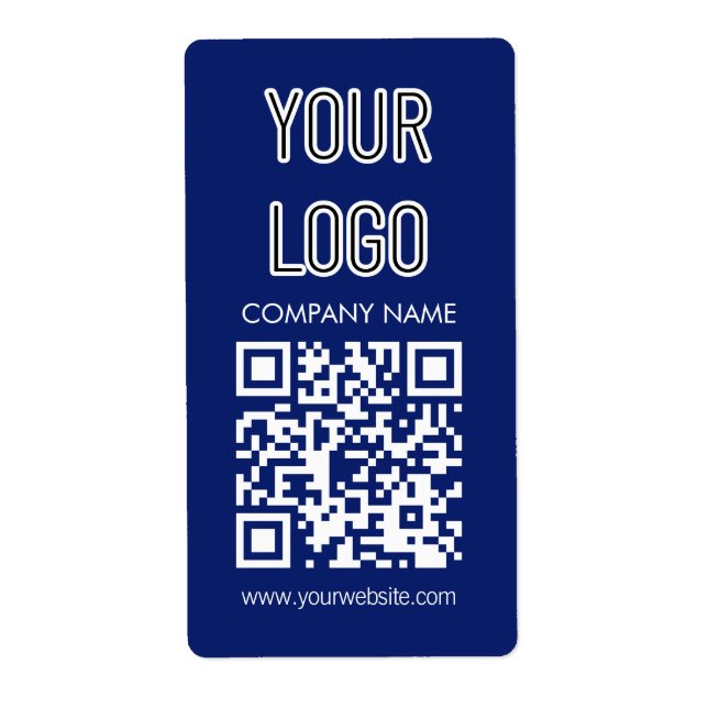 Etiqueta Fazer um código QR instantaneamente | design simpl (Frente)