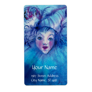 ETIQUETA FECHADO EM AZUL