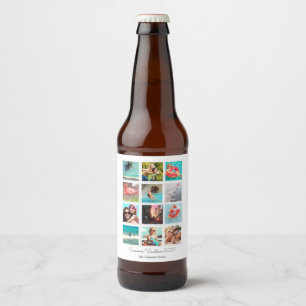 Etiqueta feita sob encomenda da cerveja da vista