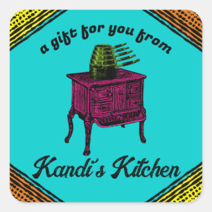 Etiqueta feita sob encomenda do Tag do presente do