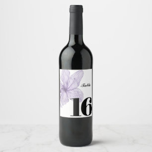 Etiqueta feita sob encomenda elegante do vinho,