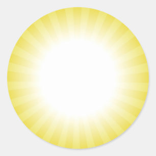 Etiqueta feita sob encomenda ensolarada