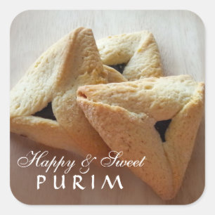Etiqueta feliz de Purim