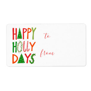 Etiqueta FELIZ DIA DE Férias Bons Natal Natal Natal