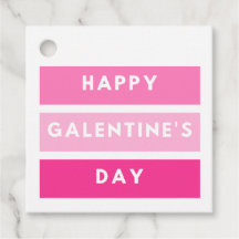 Etiqueta Feliz do Dia de Galentine