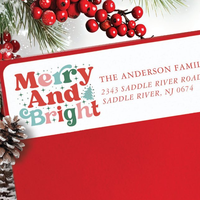 Etiqueta Feliz e Feriado Brilhante (Criador carregado)