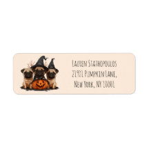 Feliz Halloween Pugs Jack O Lanternas