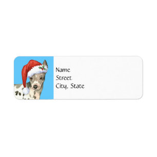Etiqueta Feliz Howlidays American Hairless Terrier