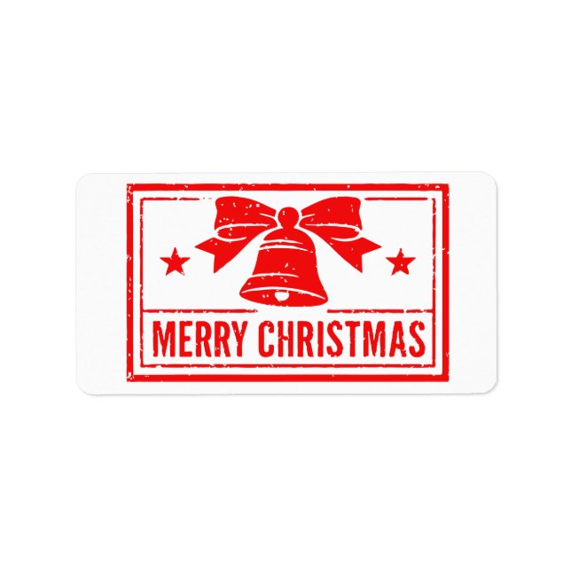 Etiqueta Feliz Natal (Frente)
