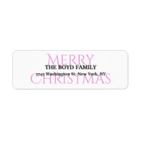 Feliz Natal Black White Single Classic Family