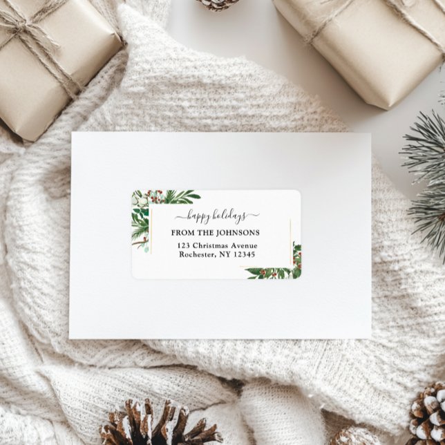 Etiqueta Feliz Natal, Natal Clássico, Russo, Fe (Criador carregado)