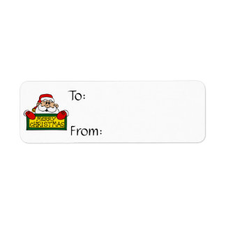 Etiqueta Feliz Natal Papai Noel