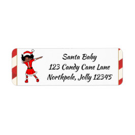 Etiqueta Feliz Natal Sista Black Girl Xmas Magia Mulher