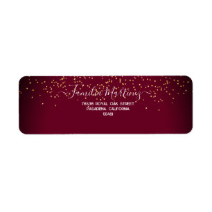 Etiqueta Feliz Navidad Modern Glitter Lettering no Natal