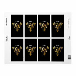 Etiqueta Fênix ouro, elegância