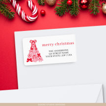 Feriado de Arco de Árvore de Natal Vermelho Cor-de